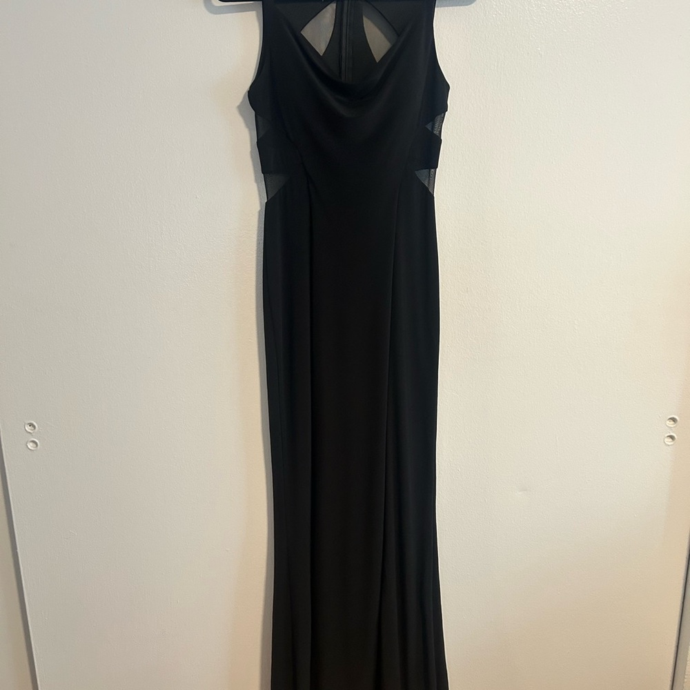 Betsy & Adam Black Maxi Dress